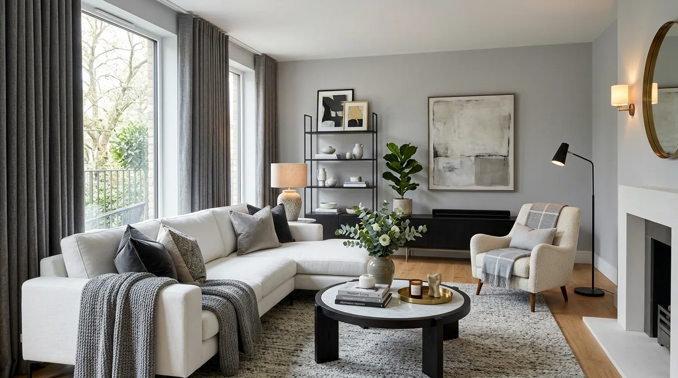 Use a bridging accent color to connect both